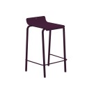 Tabouret comptoir prune