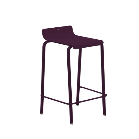 Tabouret comptoir prune