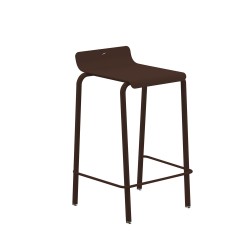 Tabouret comptoir rouille