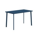 Table 4 personnes comptoir bleu pétrole