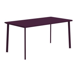 Table 6 personnes comptoir prune