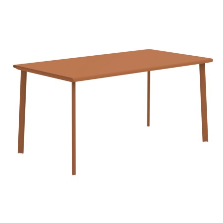 Table 6 personnes comptoir terracotta