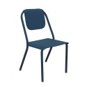 Chaise bleu pétrole