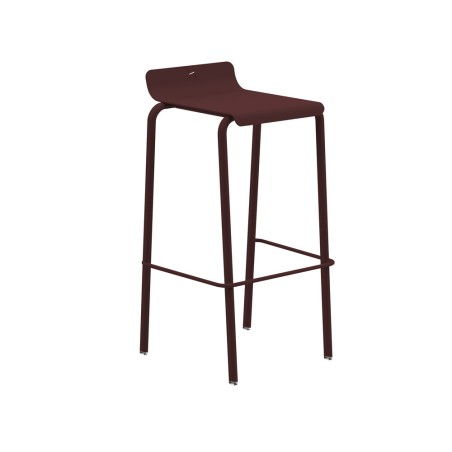 Tabouret bar bordeaux