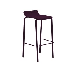 Tabouret bar prune
