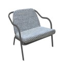 Fauteuil bas confort anthracite
