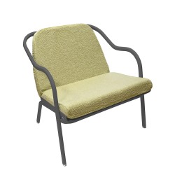 Fauteuil bas confort anthracite
