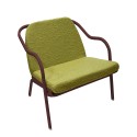 Fauteuil bas confort bordeaux