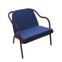 Fauteuil bas confort bordeaux