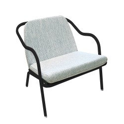 Fauteuil bas confort charbon