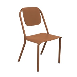 Chaise terracotta