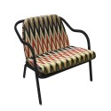 Fauteuil bas confort charbon