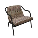Fauteuil bas confort charbon
