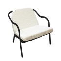 Fauteuil bas confort charbon