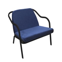 Fauteuil bas confort charbon