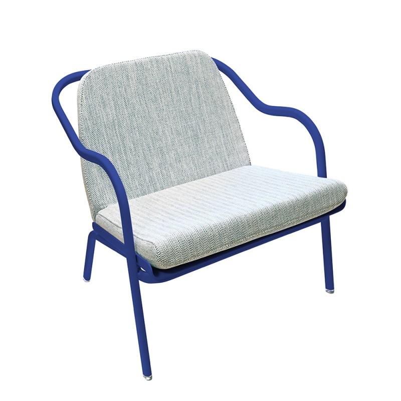 Fauteuil bas confort abysse Turquoise