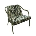 Fauteuil bas confort kaki