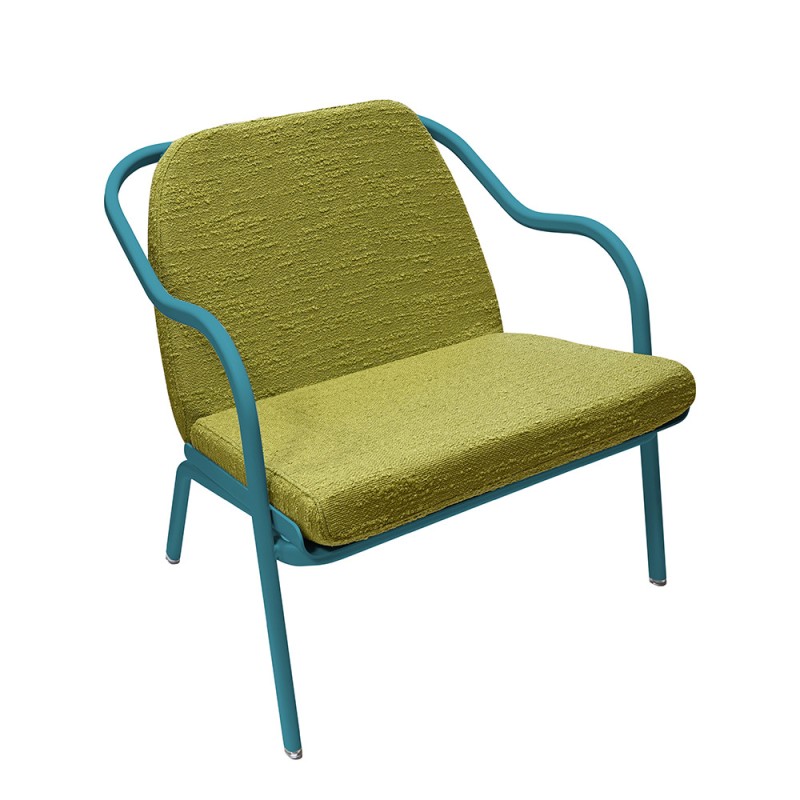 Fauteuil bas confort lagune