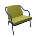 Fauteuil bas confort abysse Tilleul toile
