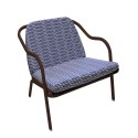 Fauteuil bas confort rouille