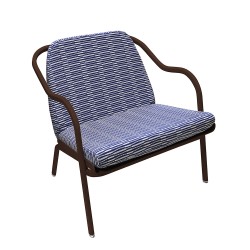 Fauteuil bas confort rouille