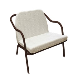 Fauteuil bas confort rouille
