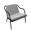 Fauteuil bas confort rouille