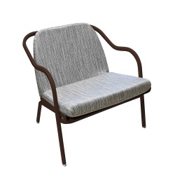 Fauteuil bas confort rouille