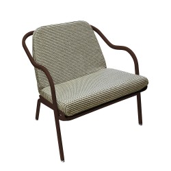 Fauteuil bas confort rouille