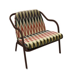 Fauteuil bas confort rouille