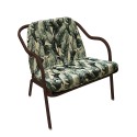 Fauteuil bas confort rouille