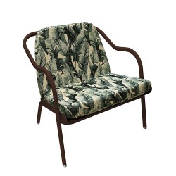 Fauteuil bas confort rouille