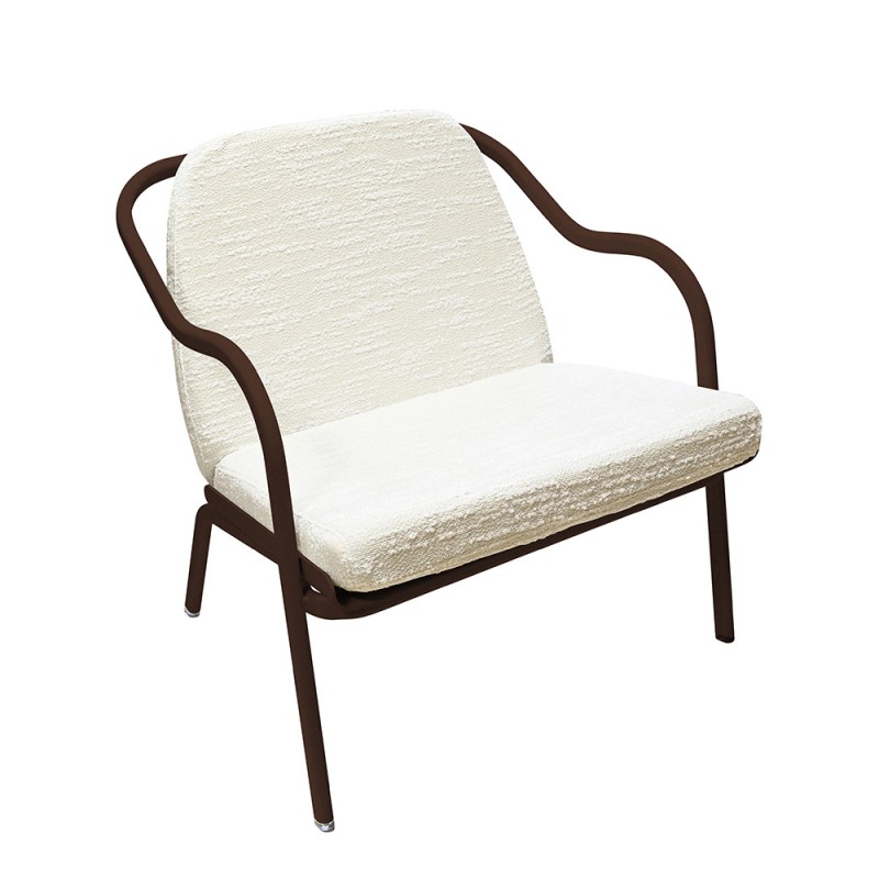 Fauteuil bas confort rouille