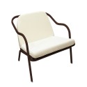 Fauteuil bas confort rouille