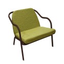 Fauteuil bas confort rouille