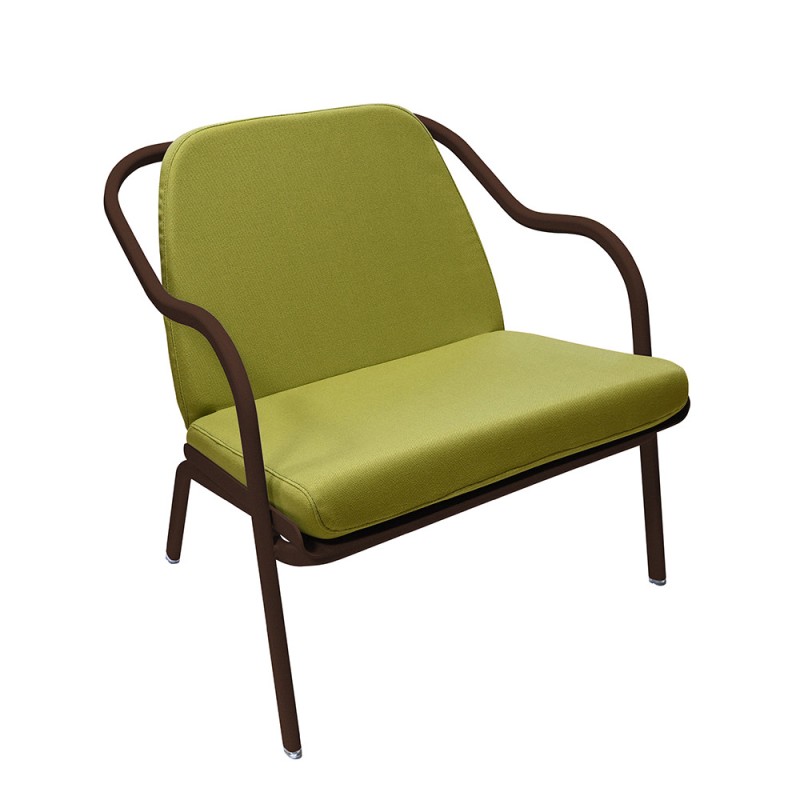 Fauteuil bas confort rouille