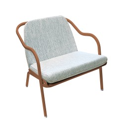 Fauteuil bas confort terracotta