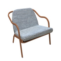 Fauteuil bas confort terracotta