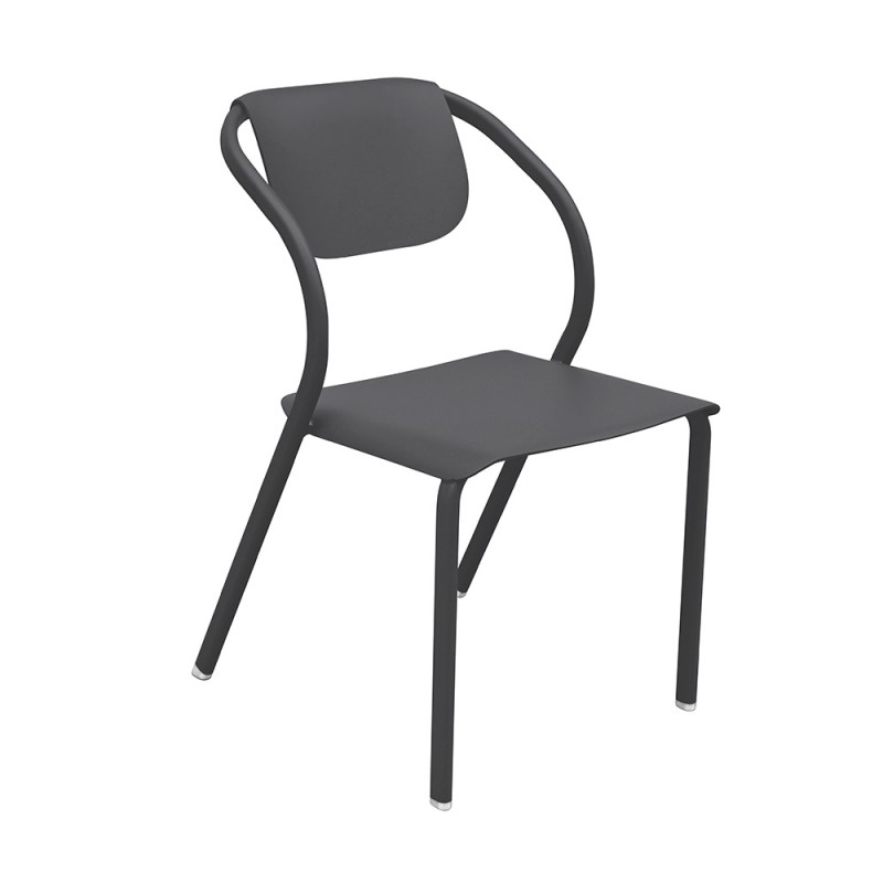 Chaise confort anthracite