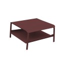 Table basse petit format bordeaux