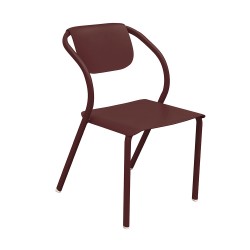 Chaise confort bordeaux