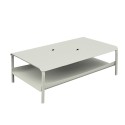 Table basse grand format avec bacs écume