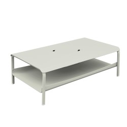 Table basse grand format avec bacs écume