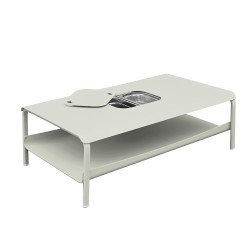 Table basse grand format avec bacs écume