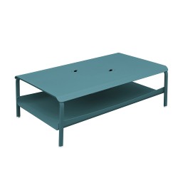 Table basse grand format avec bacs lagune