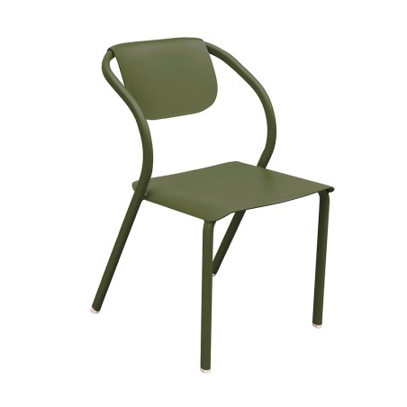 Chaise confort kaki