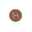 Dessous de verre Allure d'Azur terracotta (lot de 4)