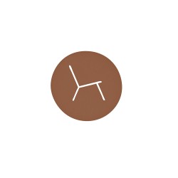 Dessous de verre Allure d'Azur terracotta (lot de 4)