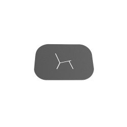 Dessous de plat Allure d'Azur anthracite