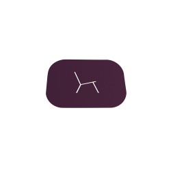 Dessous de plat Allure d'Azur prune